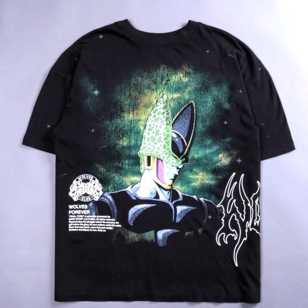 Darc Sport x Dragon Ball Z "Cell Energy"‎ Oversized Tee, Size M